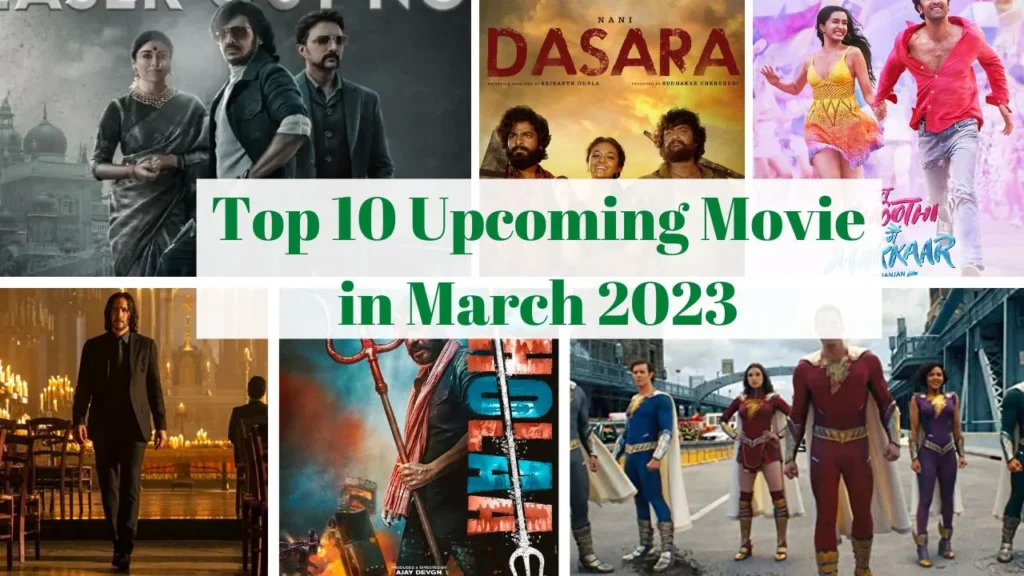 Top 10 Upcoming Movie in March 2023